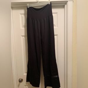 Love Tree Black Linen Blend Pants Sz M